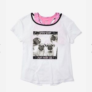 Justice Sport-Mesh Tee B6